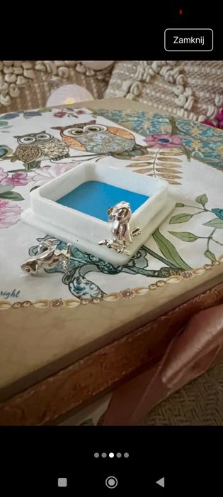 Kolczyki sztyfty ptaki Apart srebro 725