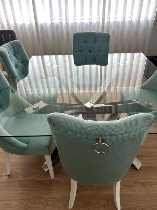 Mesa de vidro Las Kasas