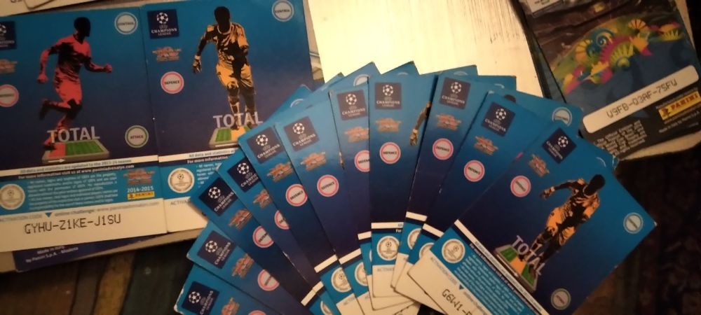 Karty Panini Liga Mistrzów