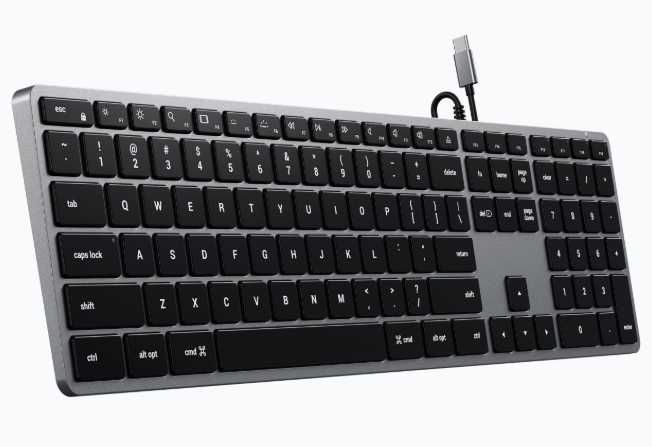 Дротова мембранна клавіатура Satechi Slim W3