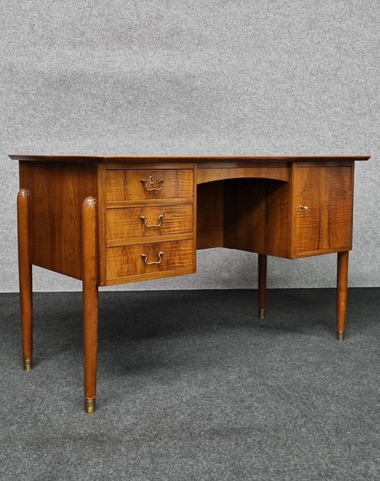 Biurko Teak Dania lata 60 Mid Century.