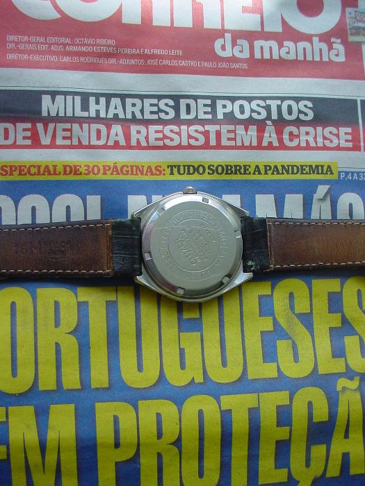 Relógio, Citizen Crystron, de luxe