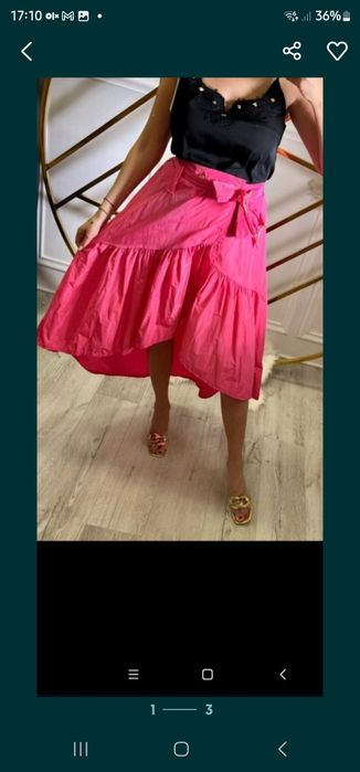 Spódnica Fraggi L asymetryczna cudo