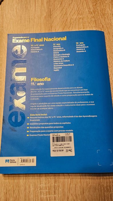 Livro Exame Filosofia 11º. ano (2025)