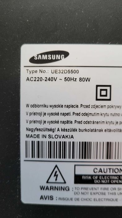 Zasilacz do telewizora samsung UE32D5500