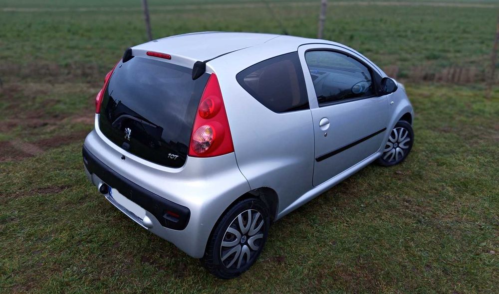 Peugeot 107 1.0benzyna, 2008r, Klimatyzacja, 96tys.km przebiegu