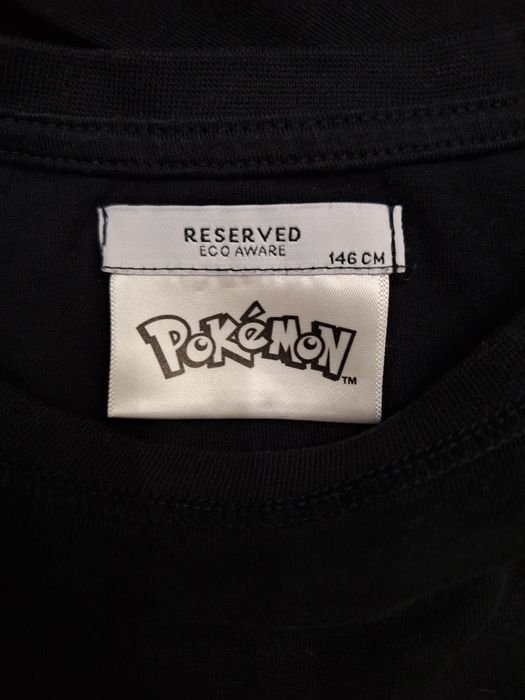 Czarna bluza unisex Pokemon Pikachu Reserved rozm.146