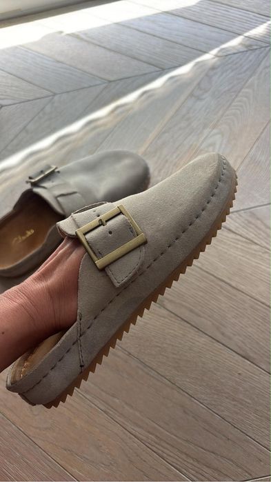 Klapki clarks skora