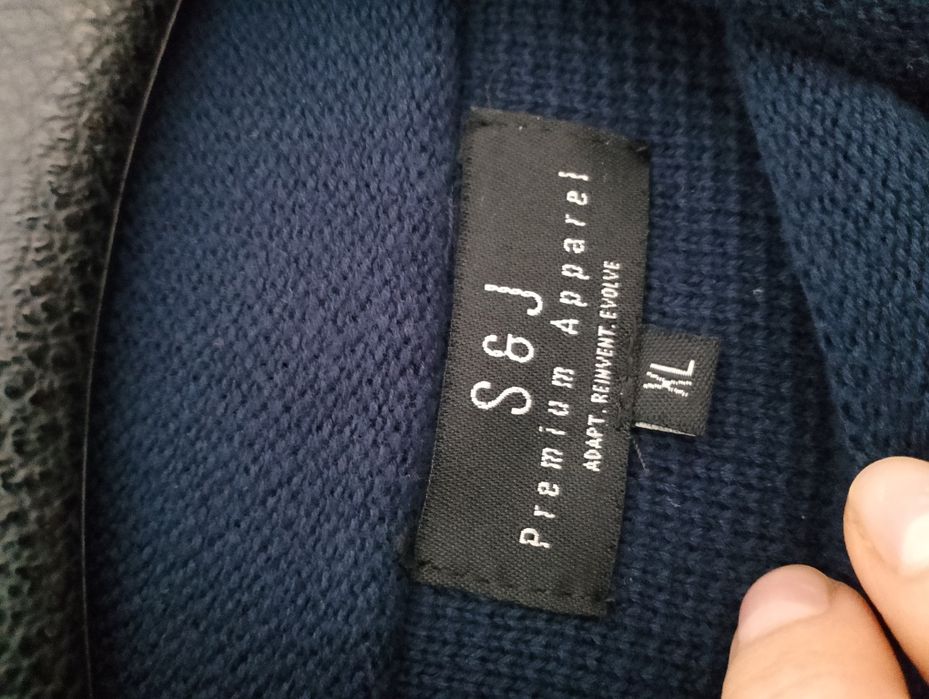 Sweter męski granatowy XL
