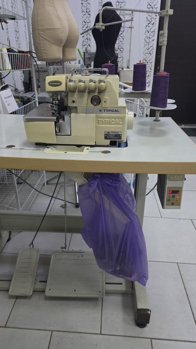 Оверлок промышленный 4х нитка Typical с сервоприводом из ателье