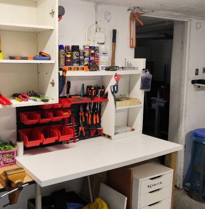 Wytrzymała XXL Ścianka Tablica Narzędziowa Do Warsztatu +Gratis Kuwety