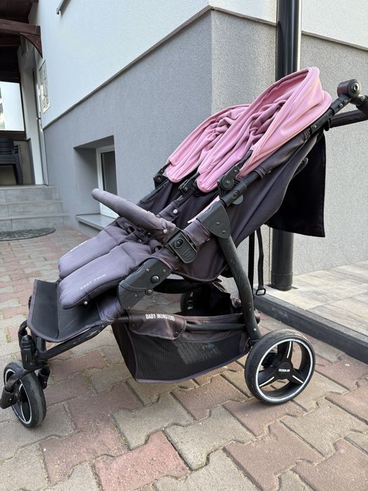 Wózek blizniaczy Baby Monsters Easy Twin cupcake