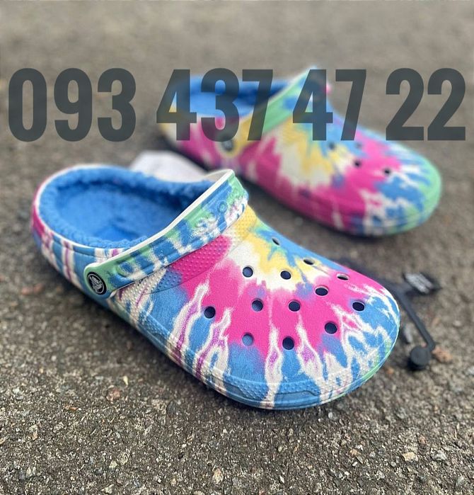 Розпродаж Крокси Сабо Утеплені Baya Lined Tiedye