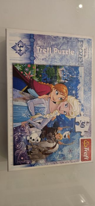 Trefl puzzle 30 elementów wiek 3+ Frozen Kraina Lodu Elza i Anna Disne ...