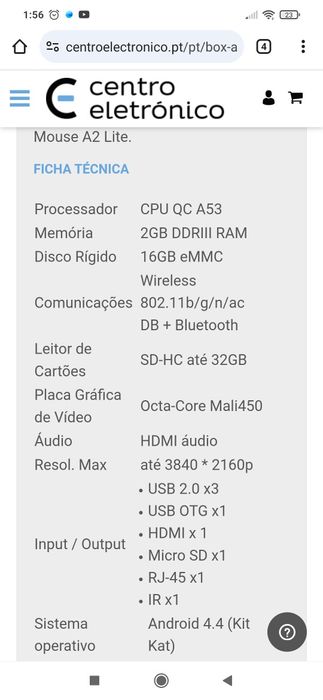 Box android Minix Neo -u1