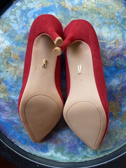 Туфлі лодочки червоні