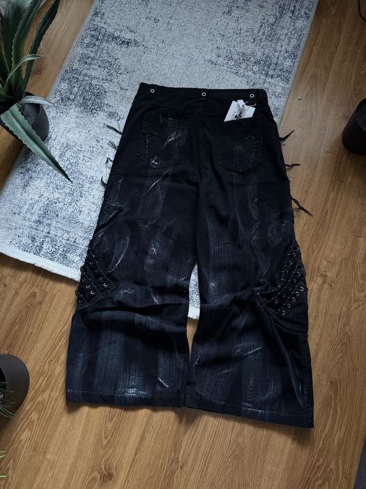 Opium Baggy Jeans Широкі Джинси Distressed Balenciaga style washed