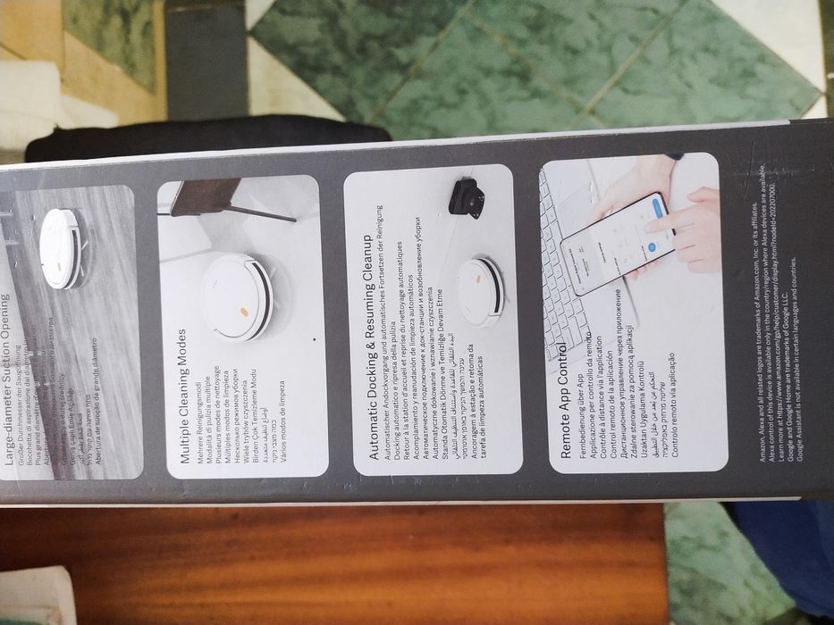 Xiaomi Mi Robot Vacuum E5 Funkcja mopowania Biały