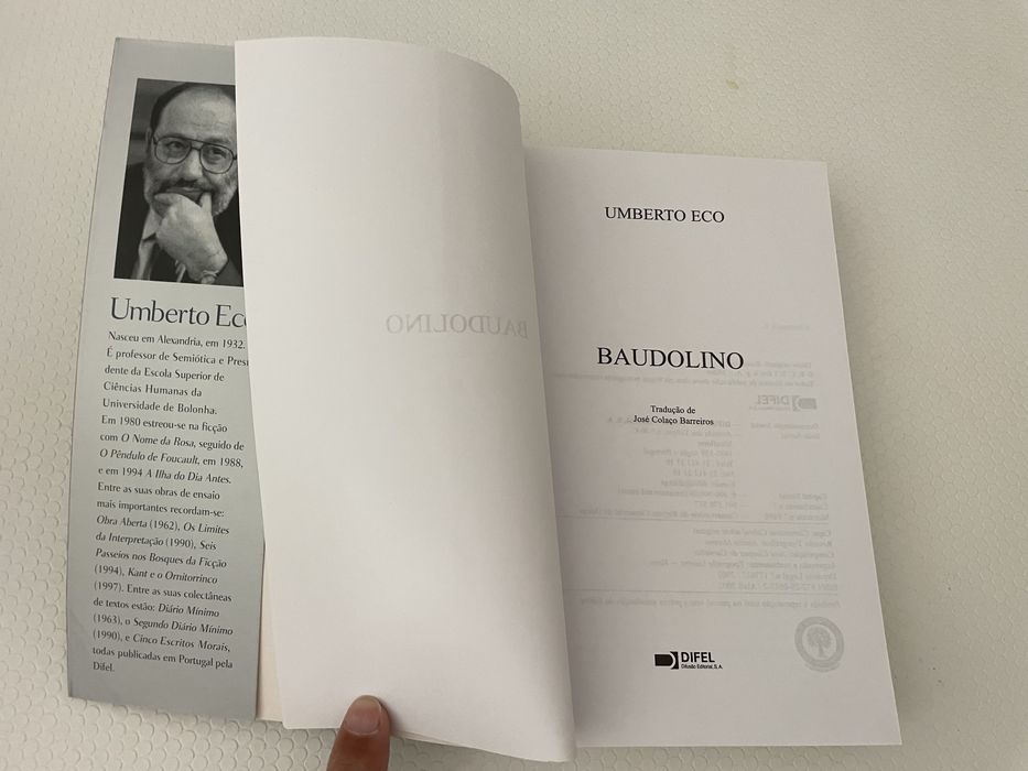 Livro Baudolino de Umberto Eco