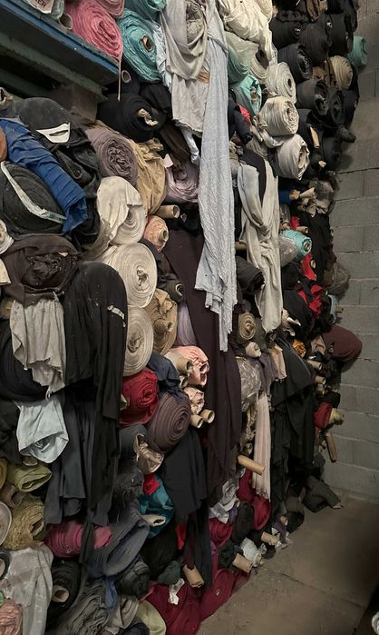 Venda de rolos de poliamida, poliéster e outras malhas