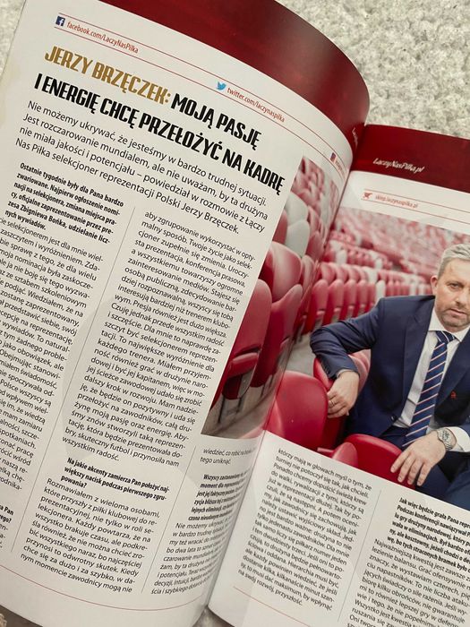Program meczowy - reprezentacja Polski