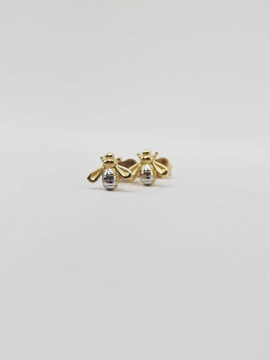 Kolczyki wkręty pszczoły.