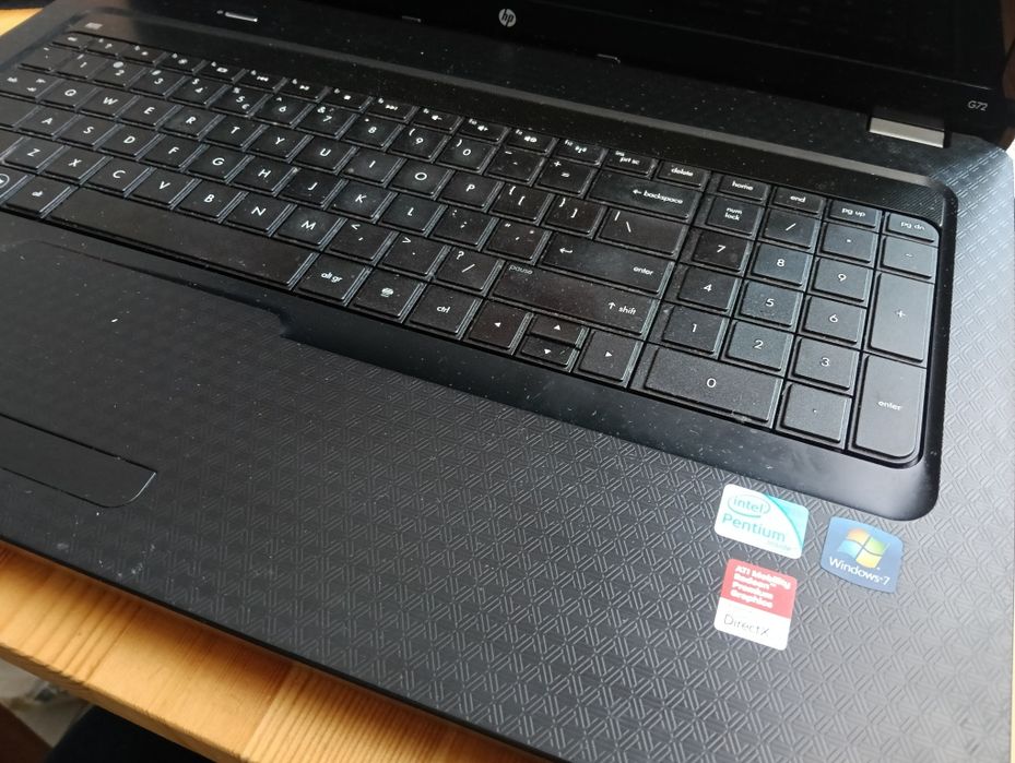 Laptop HP g72...