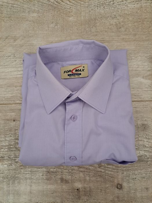 Koszula męska, fioletowa - rozm 40/ 170-176 - używana