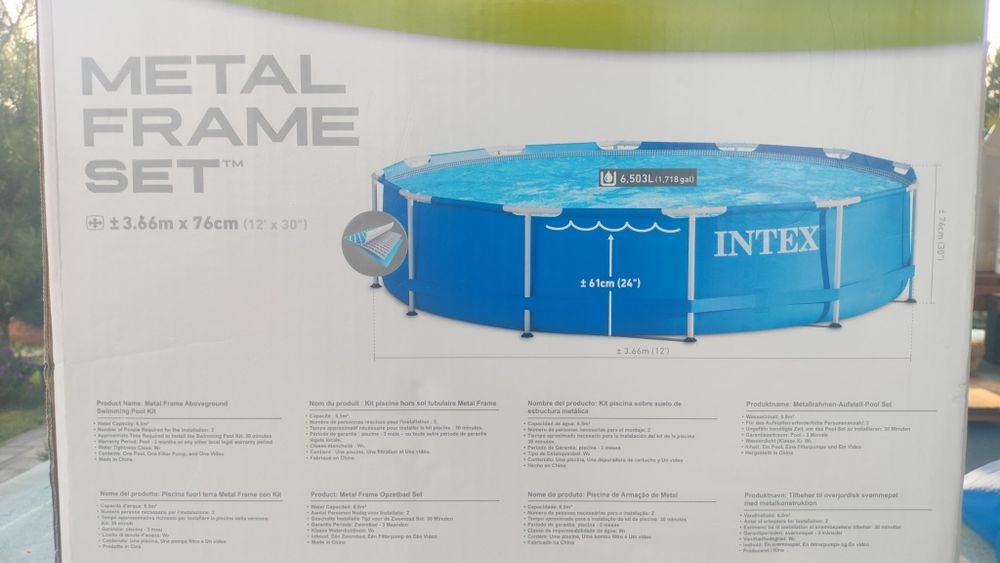 Basen stelażowy Intex