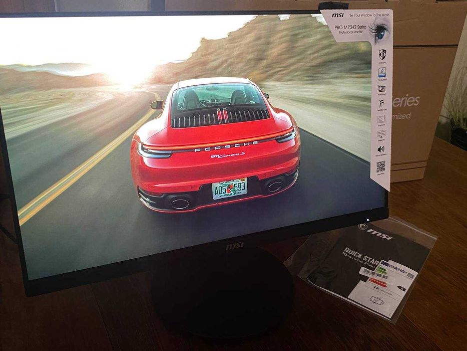 Монітор MSI 24 дюйми IPS якість + кольоропередача ідеал у Коробці