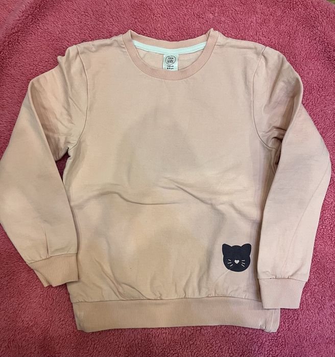 Bluza rozowa Kotek rozmiar 134 Pepco