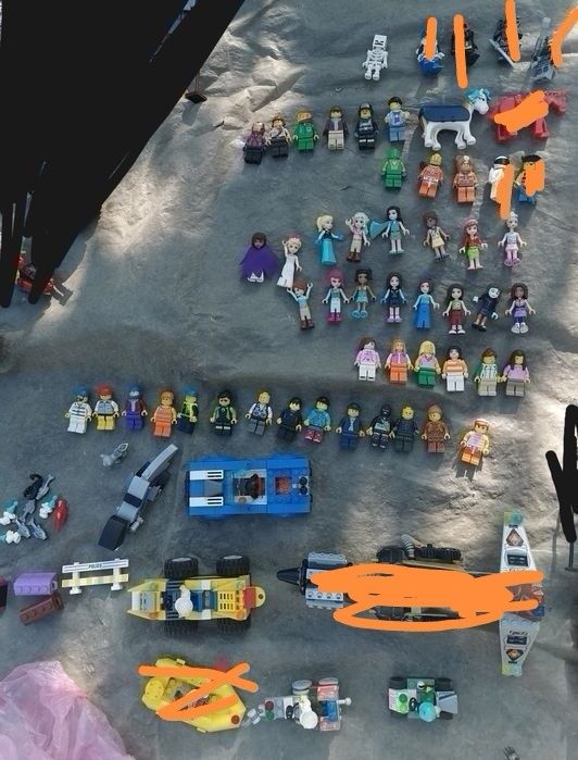 Фигурки и детали лего  и лего дупло оригинальные