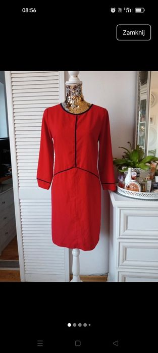 Sukienka czerwona rozmiar m marki quiosque