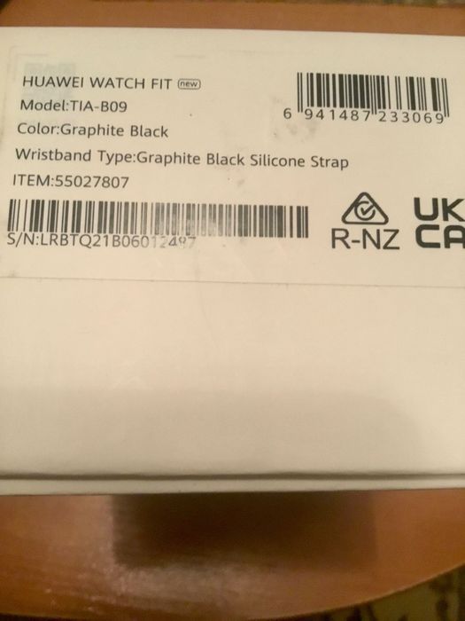 Nowy smartwatch Huawei Watch Fit New Czarny