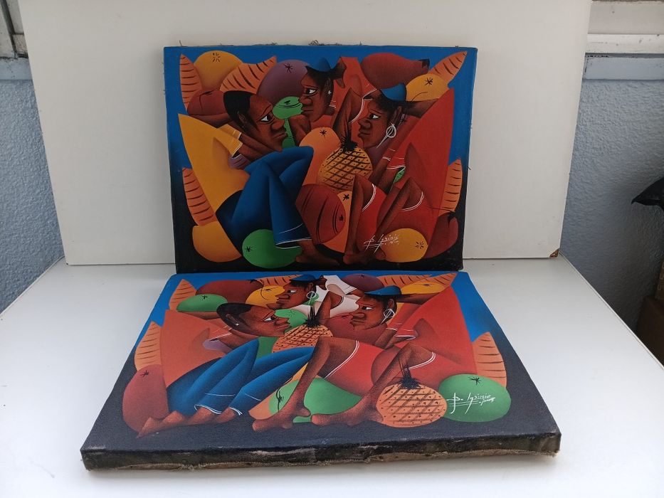 Pinturas Haitianas em Tela – Arte Afro- Caribenha