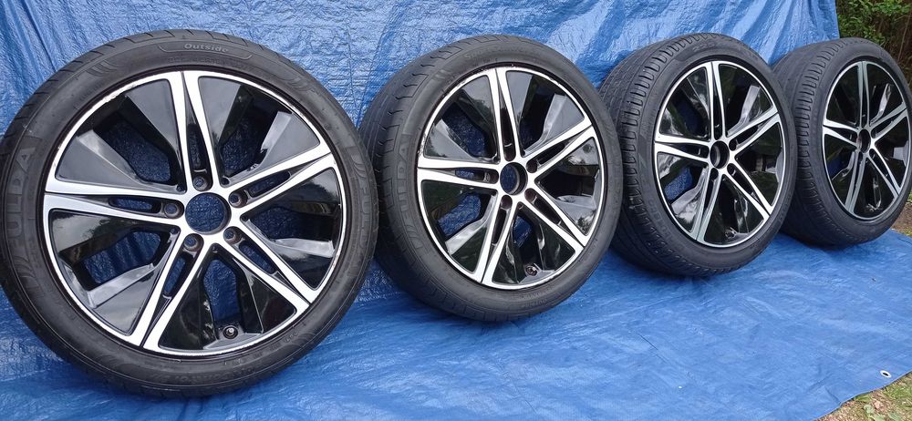 5x112 18 Felgi Koła Alufelgi MERCEDES Oryginał 225/45/R18 W177 czujniki