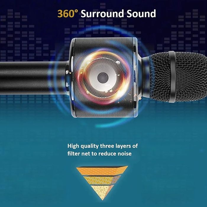 Mikrofon z głośnikiem Bonaok K724