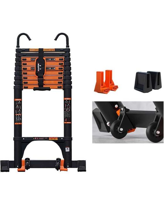 Найкраща ціна‼️ Драбина телескопічна BAFEN 3,5 м | 9 сходинок |