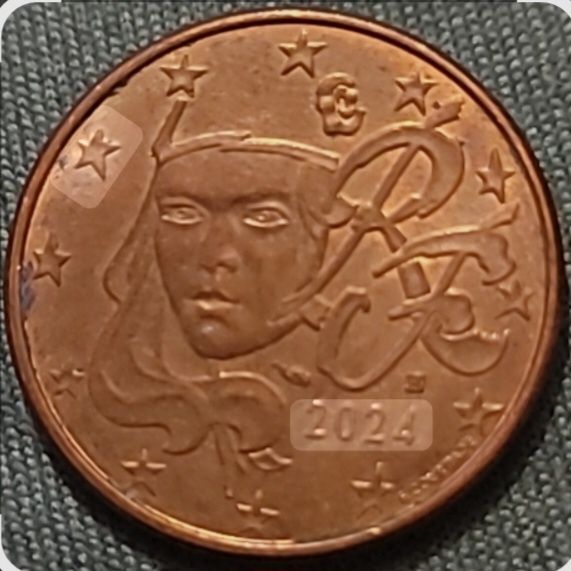 Moeda 0,05€, França 2024