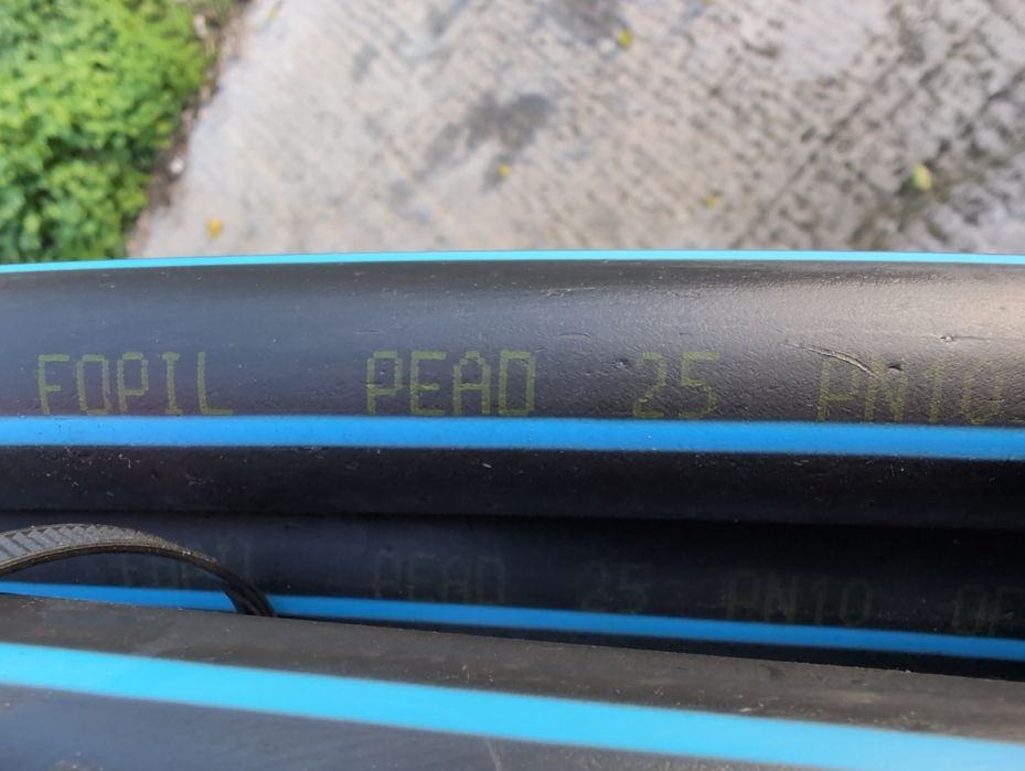 Tubo PEAD 25 PN10 novo