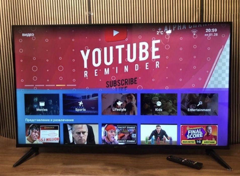 БЕЗ РАМОК | Телевізор Samsung 4K Smart TV T2 45 / 42 / 32