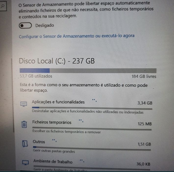 Portátil Thinkpad i5 12gb ssd 256 gb
