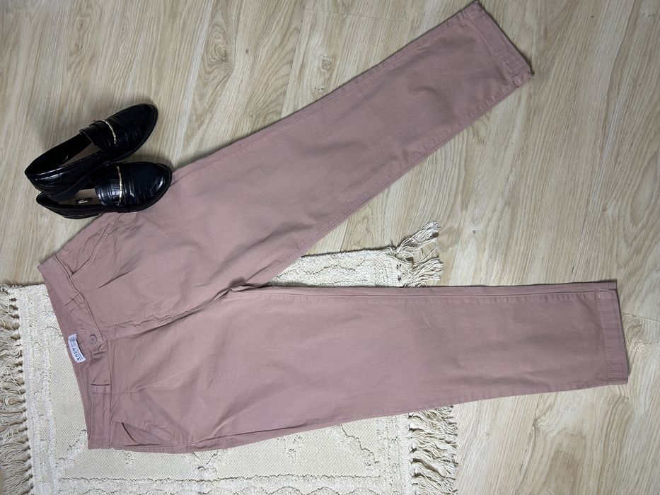 Różowe damskie bawełniane spodnie Primark – rozmiar 44