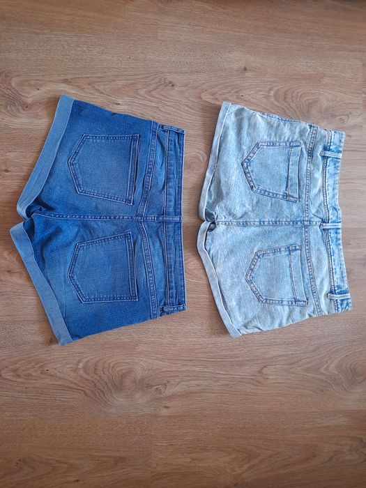Szorty jeans H&M Reserved 2 pary rozm 36