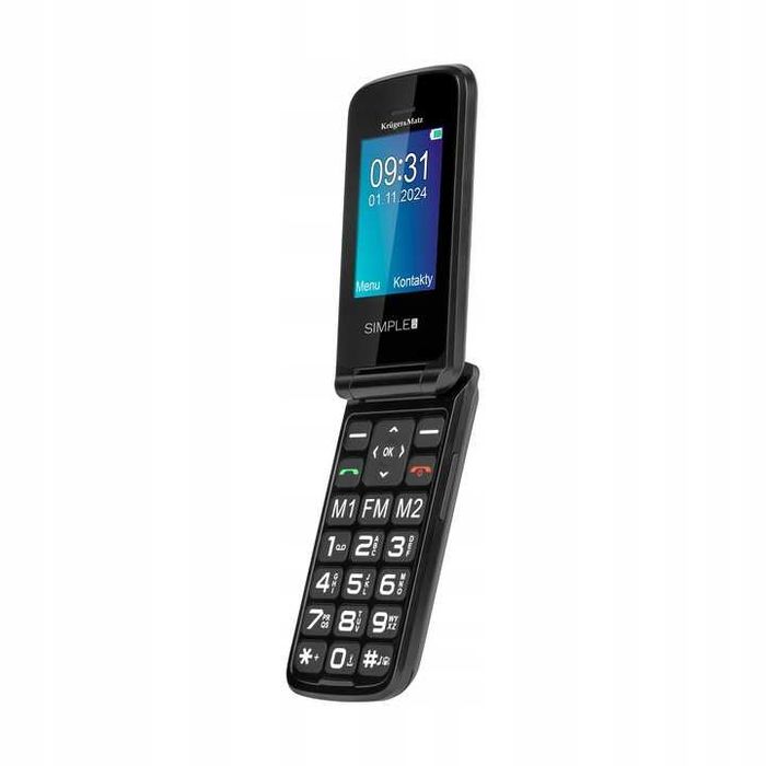 TELEFON DLA SENIORA dual sim klapka Kruger&Matz Simple 931 4G