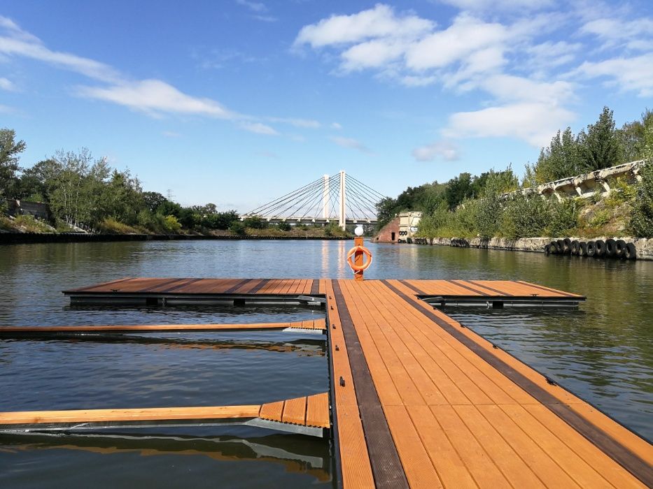 Pomost Pływający Pomosty Pływające Platforma Wyspa Rower wodny molo
