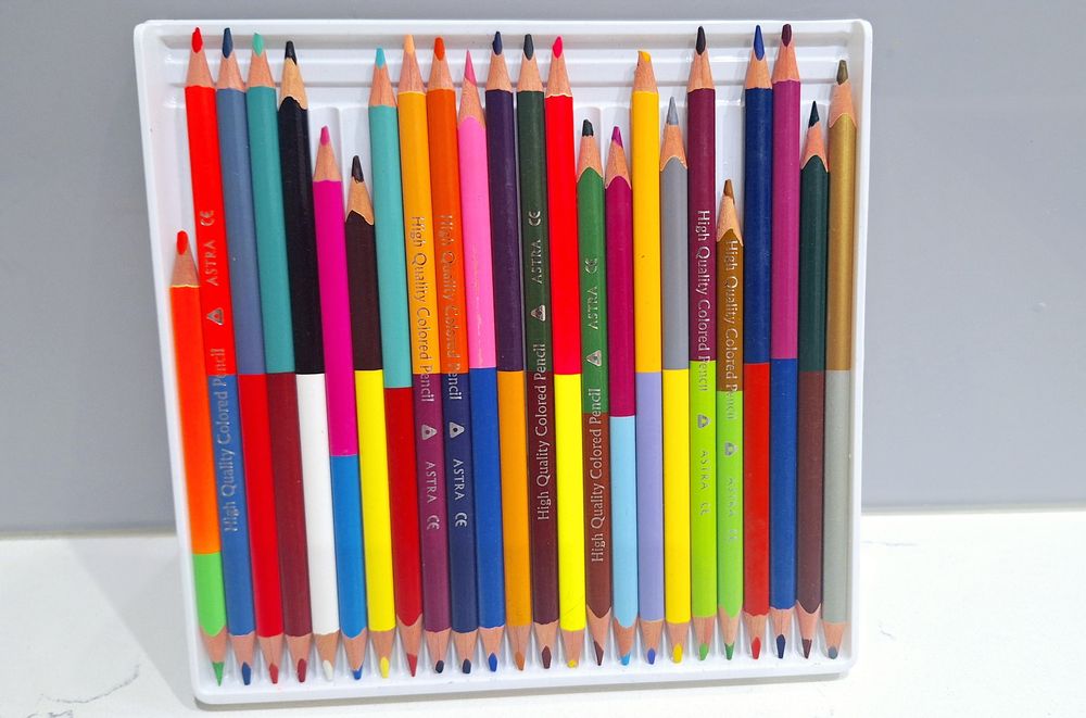 ASTRA kredki 48 kolorów dwustronne