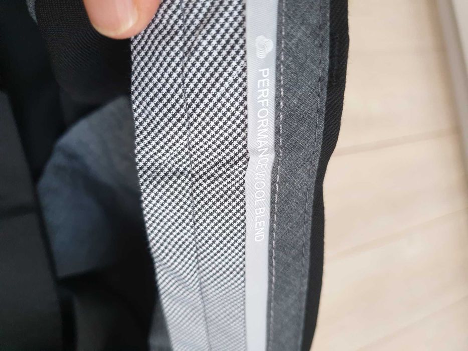 Nowe czarne wełniane spodnie M&S 2XL