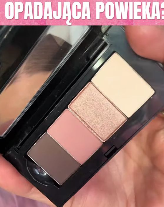 Zestaw 4 cieni Mary Kay oraz magnetyczna paletka petite