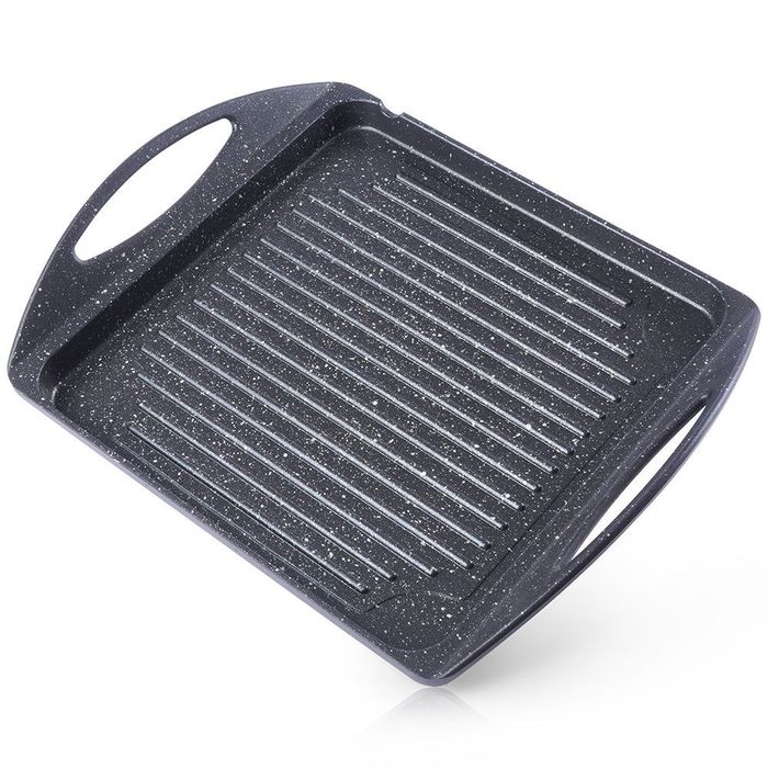 Płyta Grillowa Granitowa 34x26 Cm Do Indukcji I Piekarnika Uniwersalna Antyadhezyjna Kuchenna Gardiva